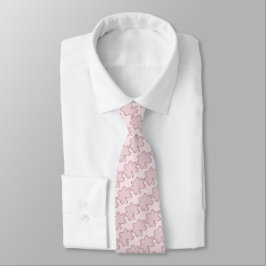 Pink Kleeblatt Neck Tie Krawatte