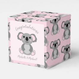 Pink Koala Bear Baby Dusche Geschenkschachtel