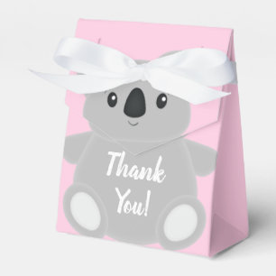Pink Koala Bear Baby Dusche Geschenkschachtel