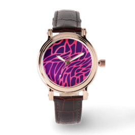 Pink Kristall Enamel Watch Armbanduhr