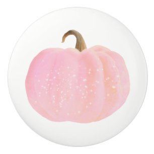Pink Kürbis Glanz Herbst Märchen Keramikknauf