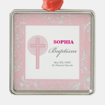 Pink Lace Girl Baptisse