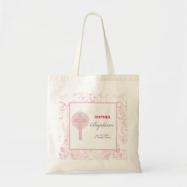 Pink Lace Girl Baptisse Tragetasche