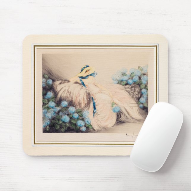 Pink Lady, 1933 von Louis Icart Mousepad (Mit Mouse)
