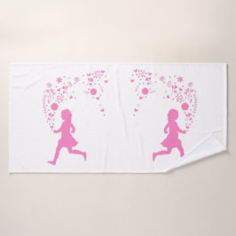 Pink Lady. Badhandtuch Set