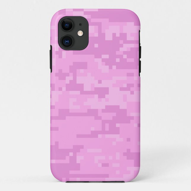 Pink Lady Digital-Tarnmuster Case-Mate iPhone Hülle (Rückseite)