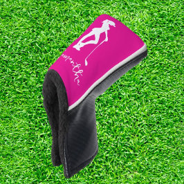 Pink Lady Monogram Golf Headcover
