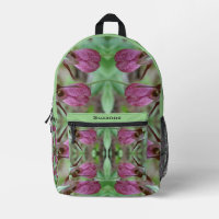 Pink Lady Slipper Orchid Blume Personalisiert