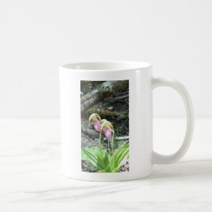 Pink Lady Slipper Orchid Kaffeetasse