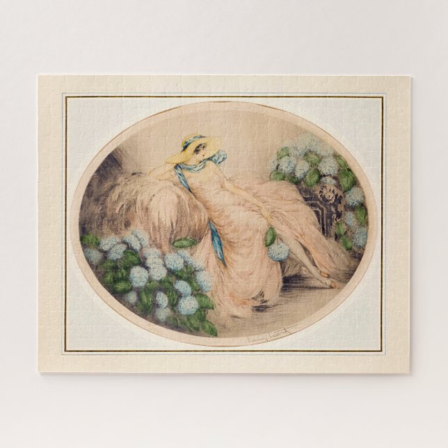 Pink Lady von Louis Icart (Horizontal)