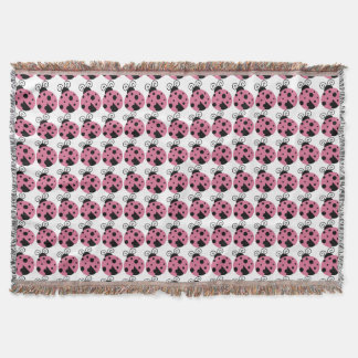 Pink Ladybug Decke