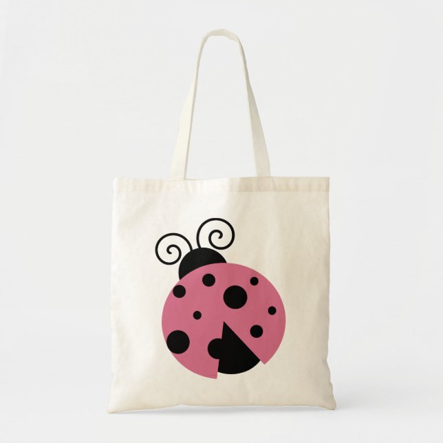 Pink Ladybug Tragetasche (Vorne)