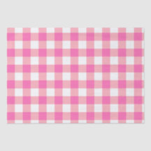 Pink Large Gingham Karierte Karos