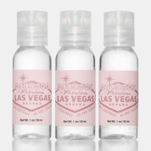Pink Las Vegas Willkommenes benutzerdefiniertes Ga