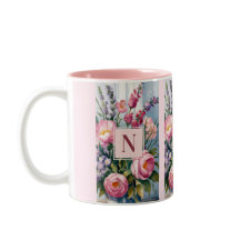Pink Lavendel Blume Moderne Aquarellbilder