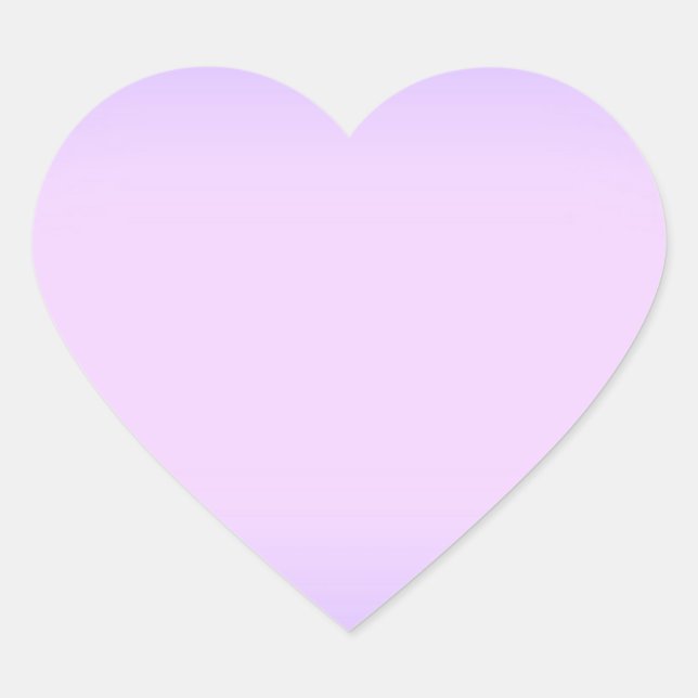 Pink Lavendel Heart Sticker (Vorderseite)