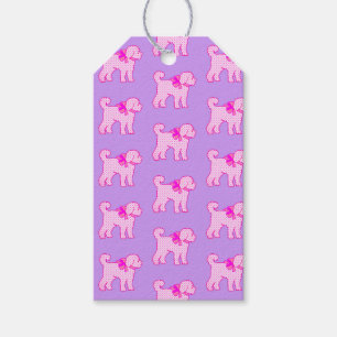 Pink Lavender Doodle Niedlicher Spaß Geschenkanhänger