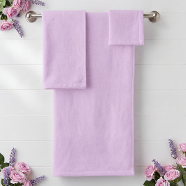 Pink Lavender Polterabend Badhandtuch Set