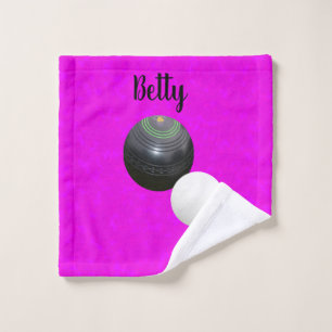 Pink Lawn Bowling Design, Ajouter Nom d'amis,