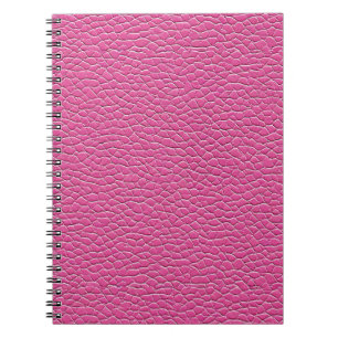 Pink-Leder-Effekt Notizblock