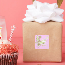 Pink Lemon Limon Butterfly Sticker