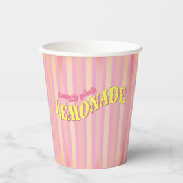 Pink Lemonade Birthday Pappbecher