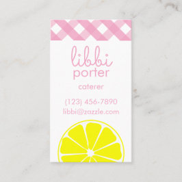 Pink Lemonade Business ou Cartes de contact