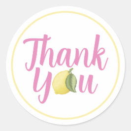 Pink Lemonade Lemon Vielen Dank Sticker