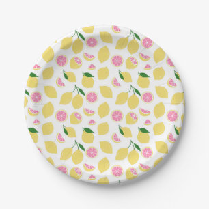 Pink Lemonade Papierplatte Pappteller