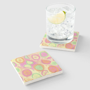 Pink Lemonade Pattern Steinuntersetzer