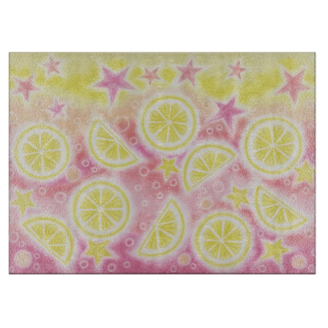 Pink Lemonade Schneidebrett (Vorderseite)