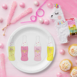 Pink Lemonade Sommer Zitrus Pappteller