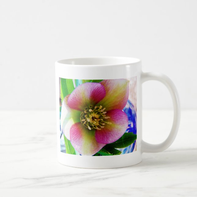 Pink Lenten Rose, Kaffeetasse (Rechts)