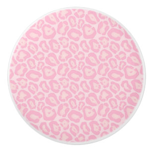 Pink Leopard Gepard Tierdruck Safari Keramikknauf