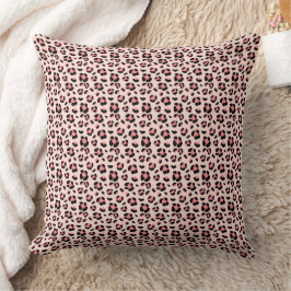 Pink Leopard Kissen, Wohngestaltung Kissen