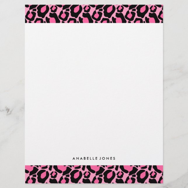 Pink Leopard Muster (Vorderseite)