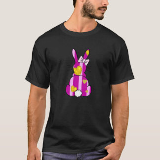 Pink Leopard Osterfest Bunny Kanbit Bunnies Happy  T-Shirt