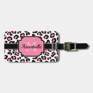 Pink Leopard Print Gepäckanhänger