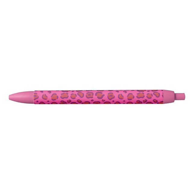 Pink Leopard Print Kugelschreiber (Vorderseite)