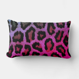 Pink Leopard Print Lumbar Kissen Kissen