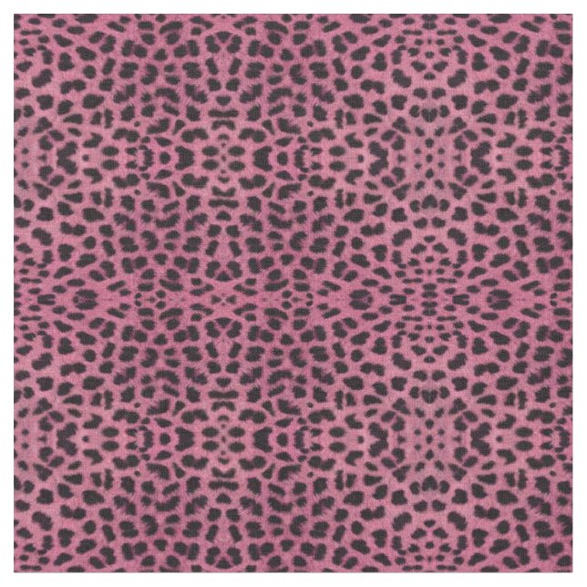 Pink Leopard Print Stoff (Nahaufnahme)