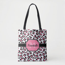 Pink Leopard Print Tasche
