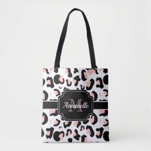 Pink Leopard Print Tasche