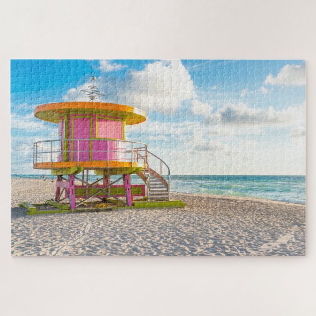 Pink Lifegustation Miami Beach Florida USA (Horizontal)