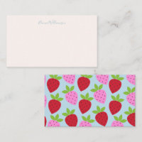 Pink Light Blue Strawberry Frucht Individuelle Nam