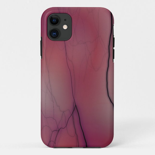 Pink Lightning iPhone Case (Rückseite)