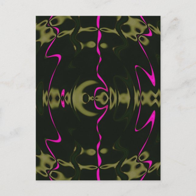 Pink Lights Postkarte (Vorderseite)