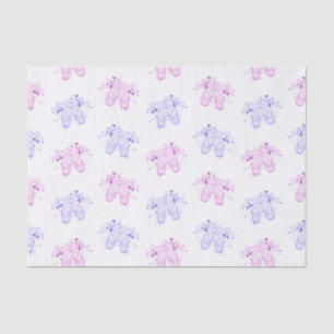 Pink & Lila Ballet Geburtstagsschuhe Seidenpapier