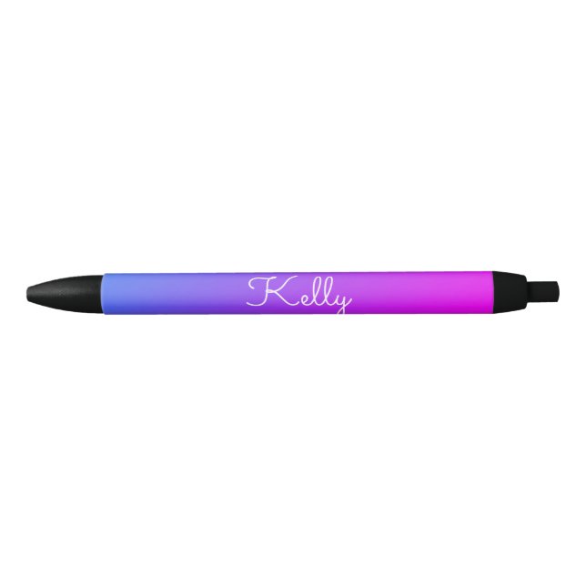 Pink Lila Blue Ombré 4Kelly Kugelschreiber (Vorderseite)