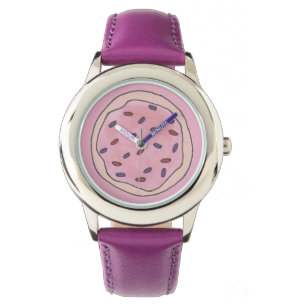Pink Lila Cookie Cookies Sprinkles beobachten Armbanduhr